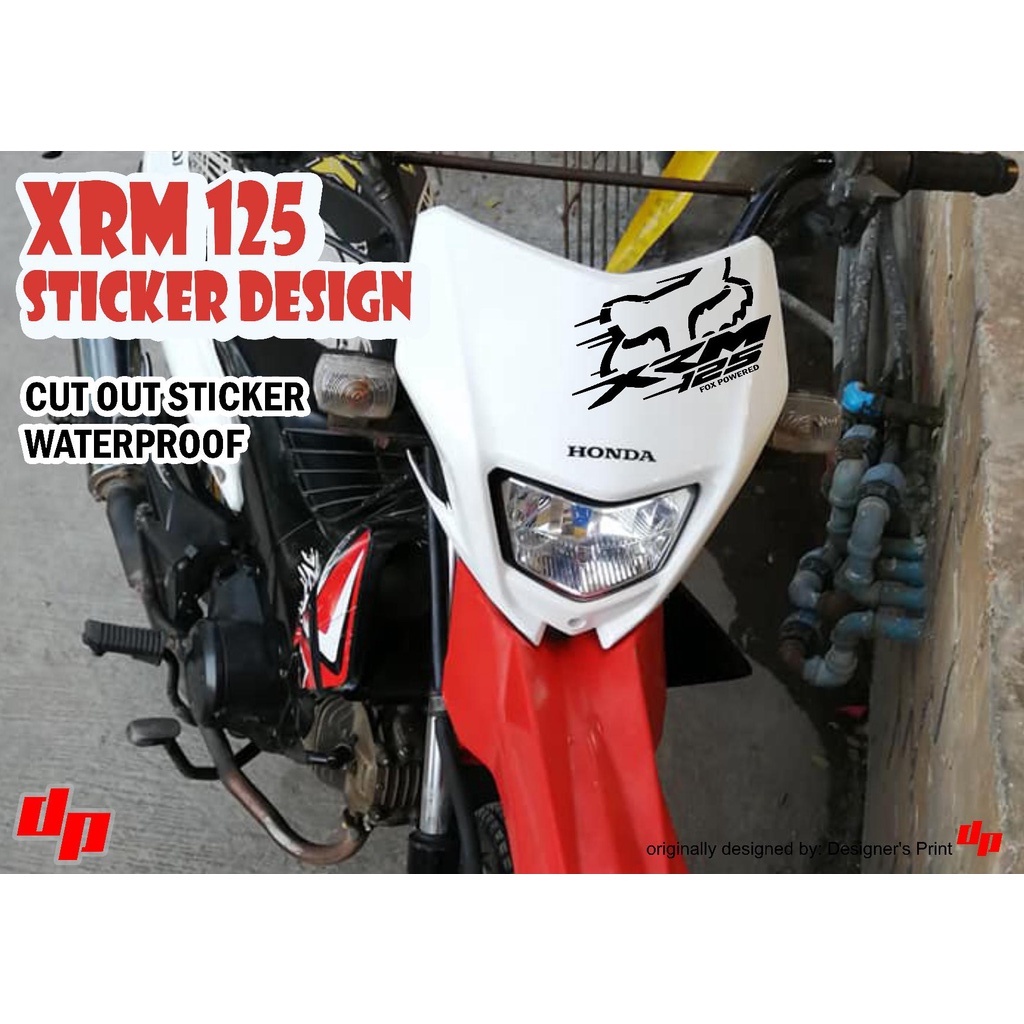 XRM 125 Sticker XRM 125 Decals Waterproof, Cut out Sticker