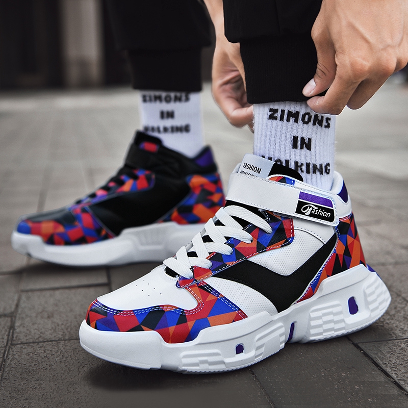 high top fashion sneakers