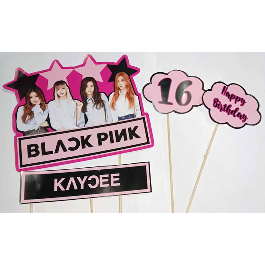 Customized BLACK PINK Cake topper | Shopee Philippines