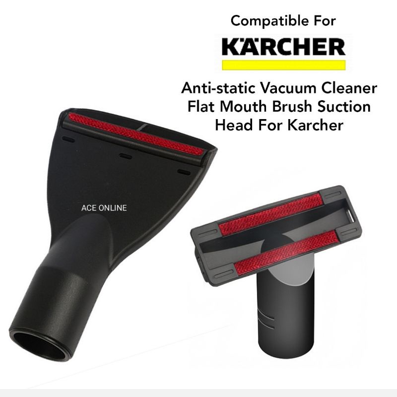 Antistatic Vacuum Cleaner Flat Mouth Brush Suction Head For Karcher Shopee Philippines