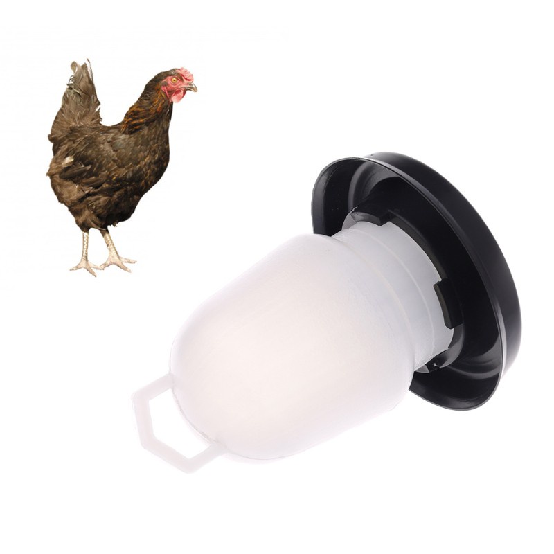 folღ Kettle Shape Plastic Chicken Water Drinking Bird Quail Poultry Drink Implement