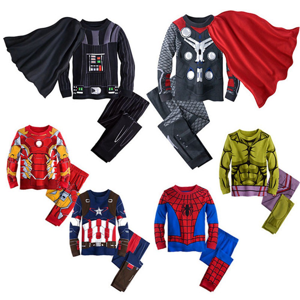 baby superhero pajamas