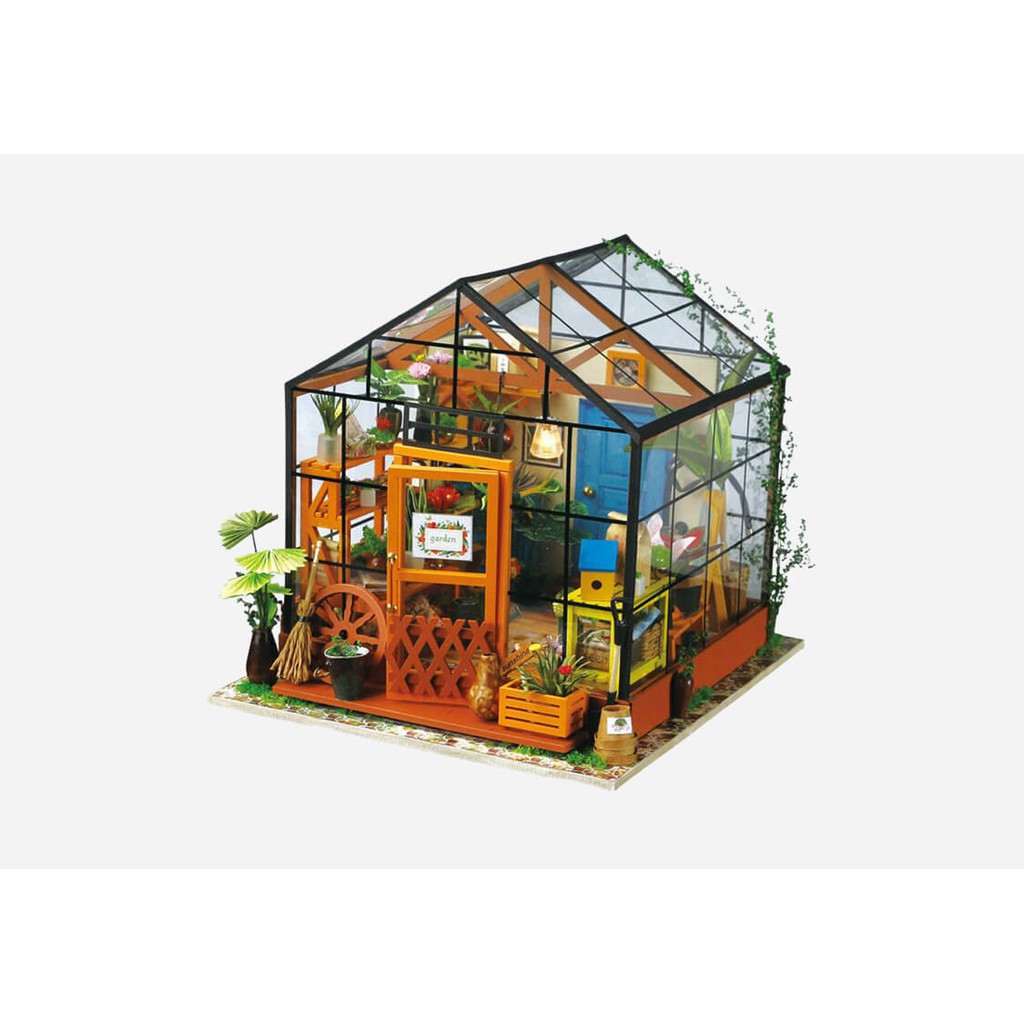 diy miniature greenhouse kit