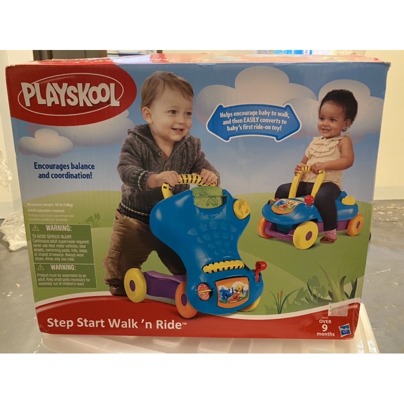 playskool step start walk n ride