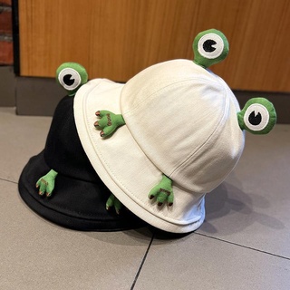 YJJ -- Fisherman hat, basin hat, cute, frog hat, Korean version, all-match Japanese cartoon hat, sun hat, sun hat #1