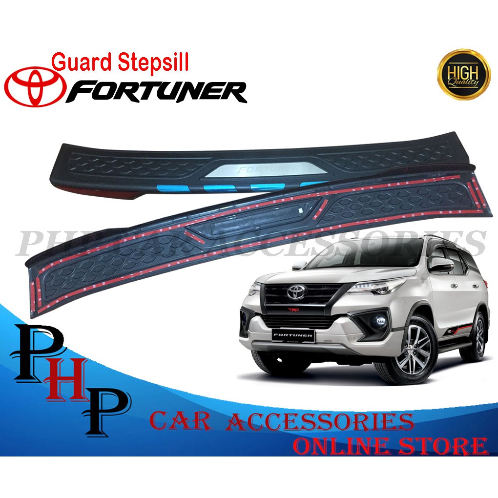 TOYOTA FORTUNER 20162019 Rear Bumper Guard Protector Rear Bumper Step