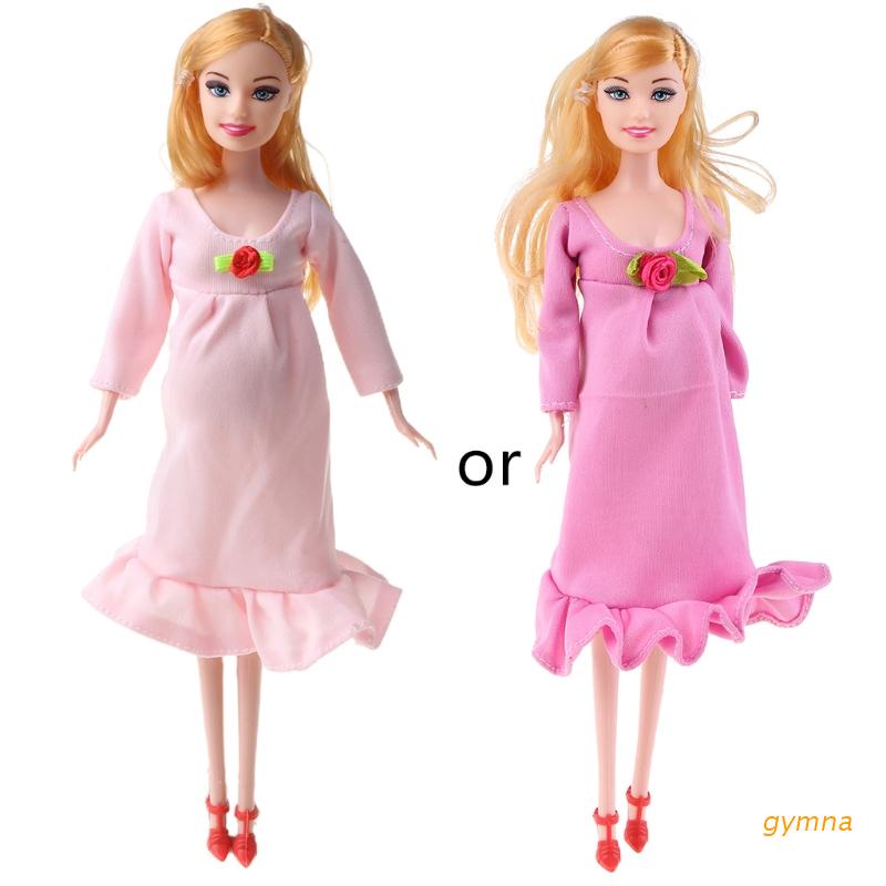 Barbie with pregnant belly