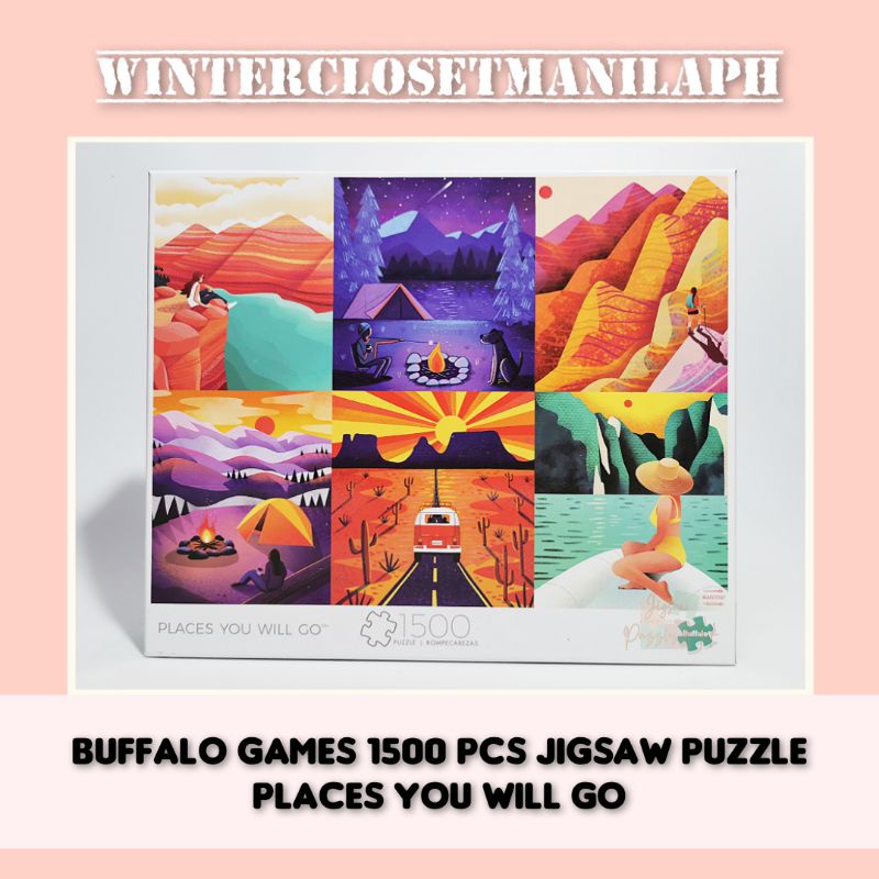 Buffalo Games 1500 pieces Jigsaw Puzzle Vivid Collection - Places You will  Go | Shopee Philippines