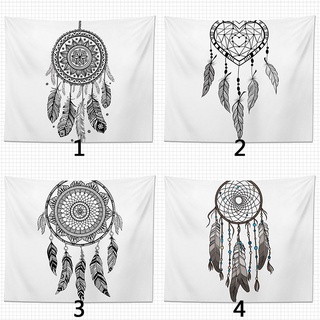 Tapestry Wall Decor Home Living Room Decoration Black White Dream Catcher Aesthetic Bedroom Large Hanging Cloth #6