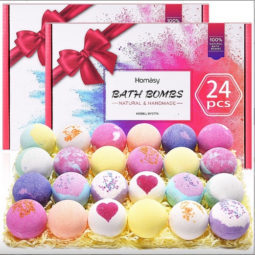 Homasy Bath bomb set (2X12 pcs) | Shopee Philippines