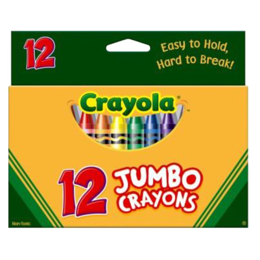 Crayola Jumbo Crayons 12 colors Shopee Philippines