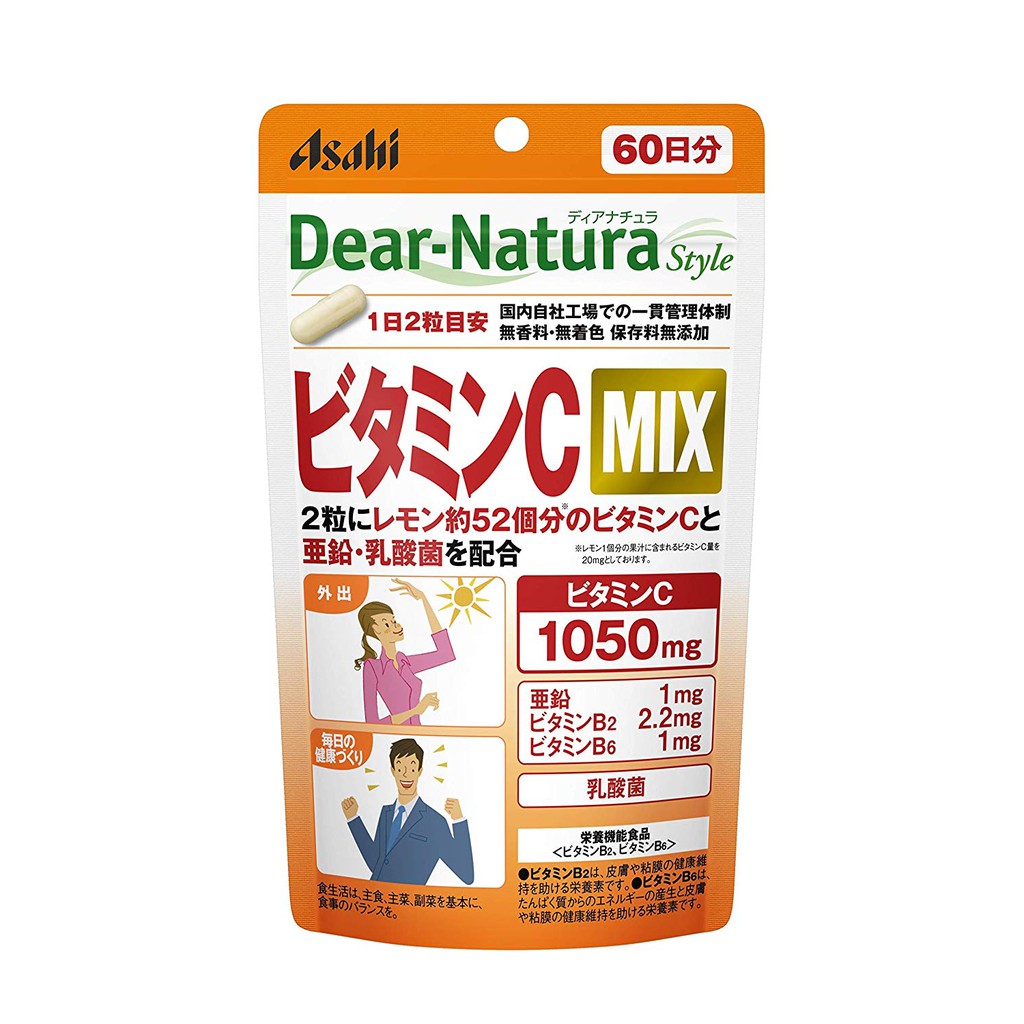 ASAHI DearNatura Style Vitamin C MIX Vitamin C MIX for 60 days
