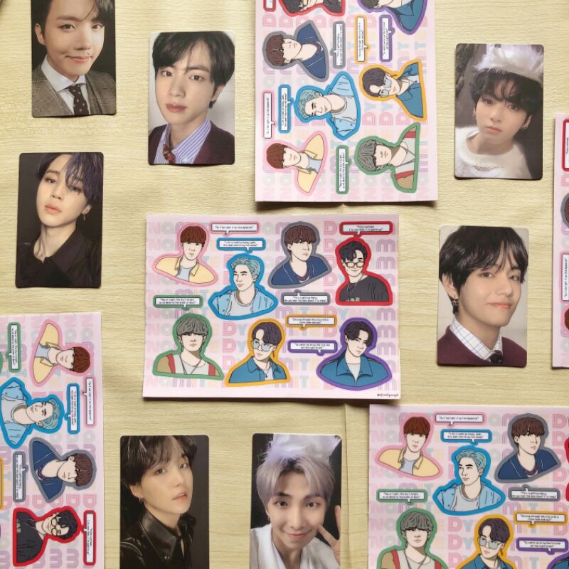 bts dynamite kiss cut sticker shopee philippines