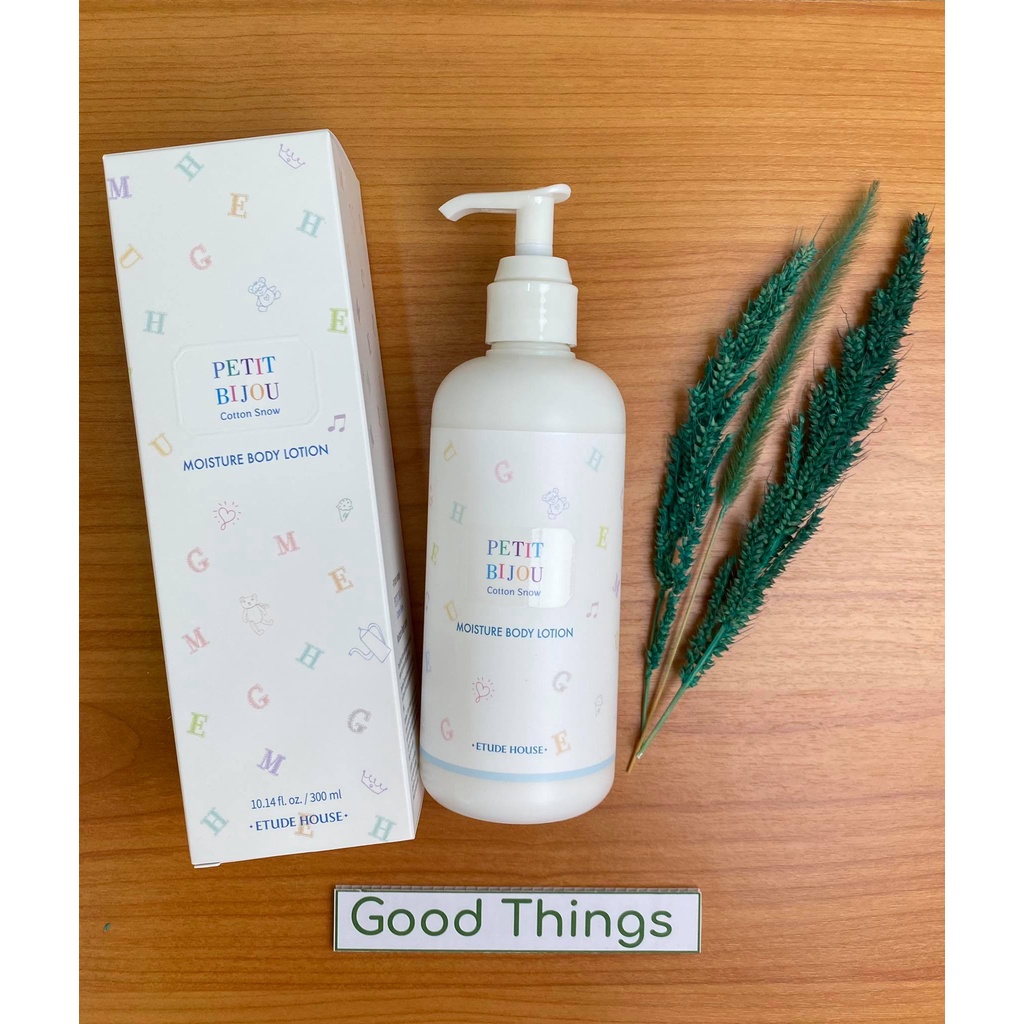 Etude Petit Bijou Cotton Snow Body Lotion 300 Ml. Shopee Philippines