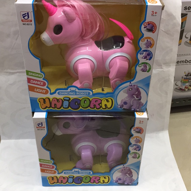 dancing robot unicorn
