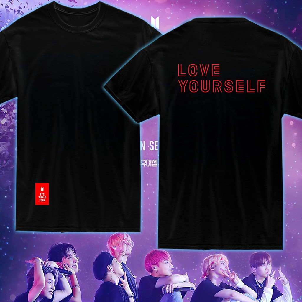 Kpop Bangtan Love Yourself T Shirt Outfit World Tour Shirt Merch Shopee Philippines