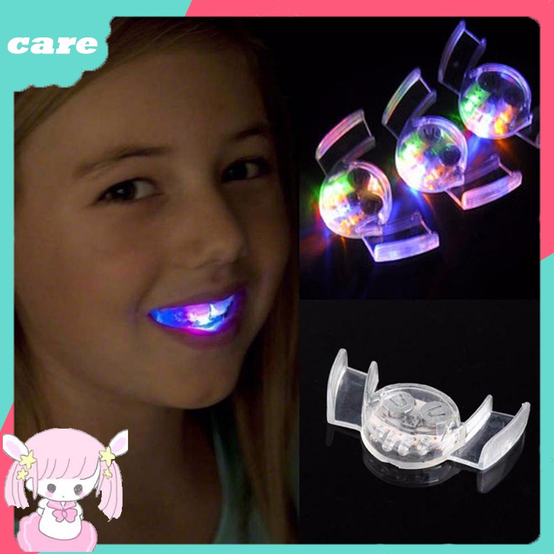 Flashing Mouthpiece Flashing Mouth Glows Rubber LED Mouth Piece Guard