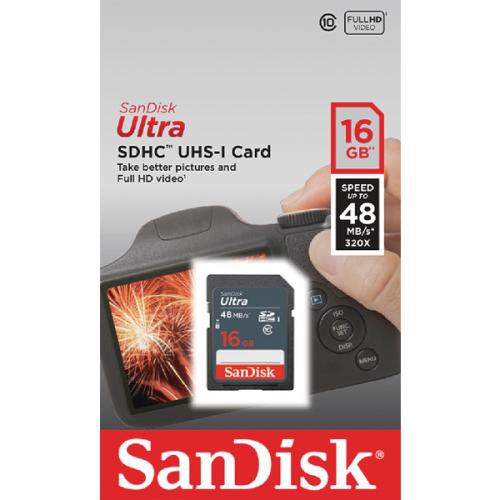 SANDISK SD CARD 16GB ULTRA 48MB/S Shopee Philippines