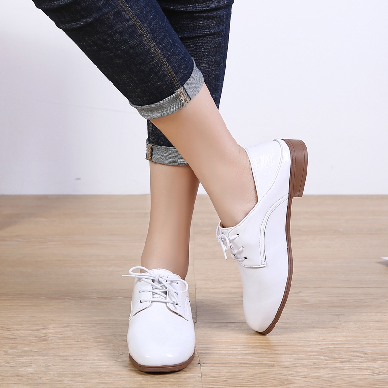 women's lace up ballet flats