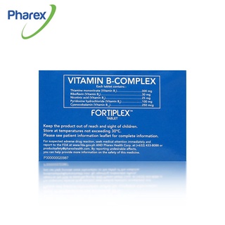 Bundle: Fortiplex 100 Tablets + Pharex E 30 Softgel Capsules (Anti ...