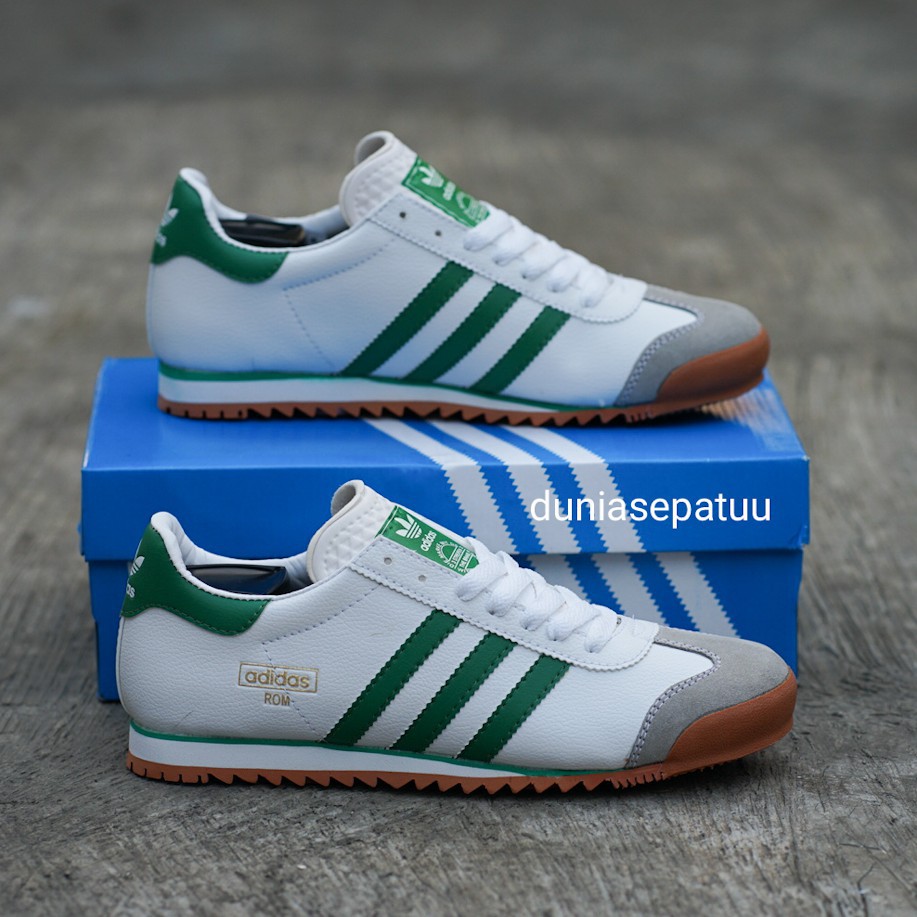 adidas rom white green