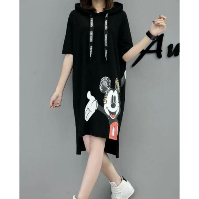 mickey hoodie dress