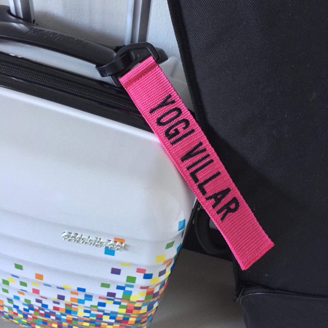 personalized embroidered luggage tags