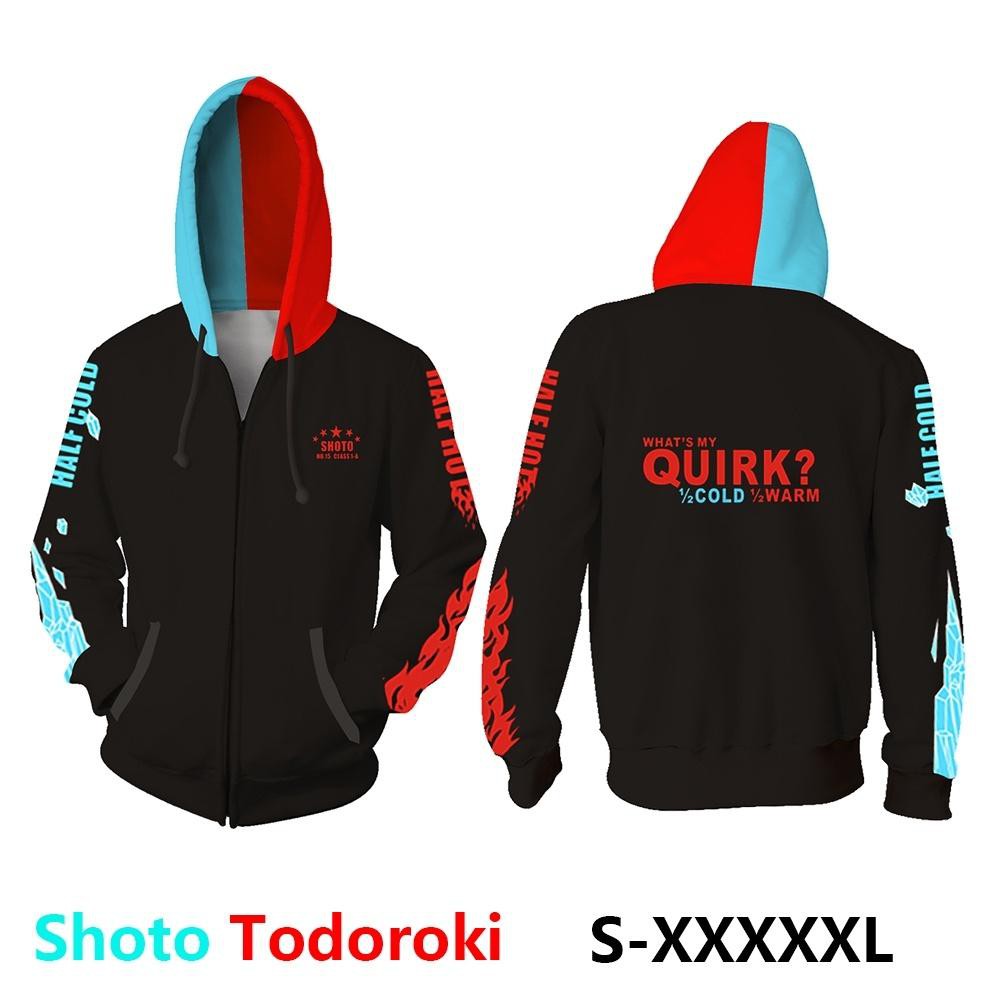 my hero academia todoroki hoodie