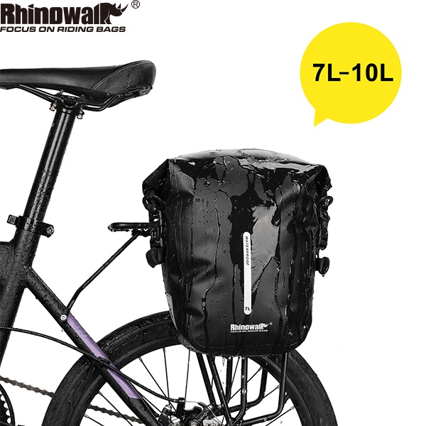 Rhinowalk Pannier Bag 2021 710L Bicycle Bag Waterproof Bike Pannier Bag Portable Cycling Rear