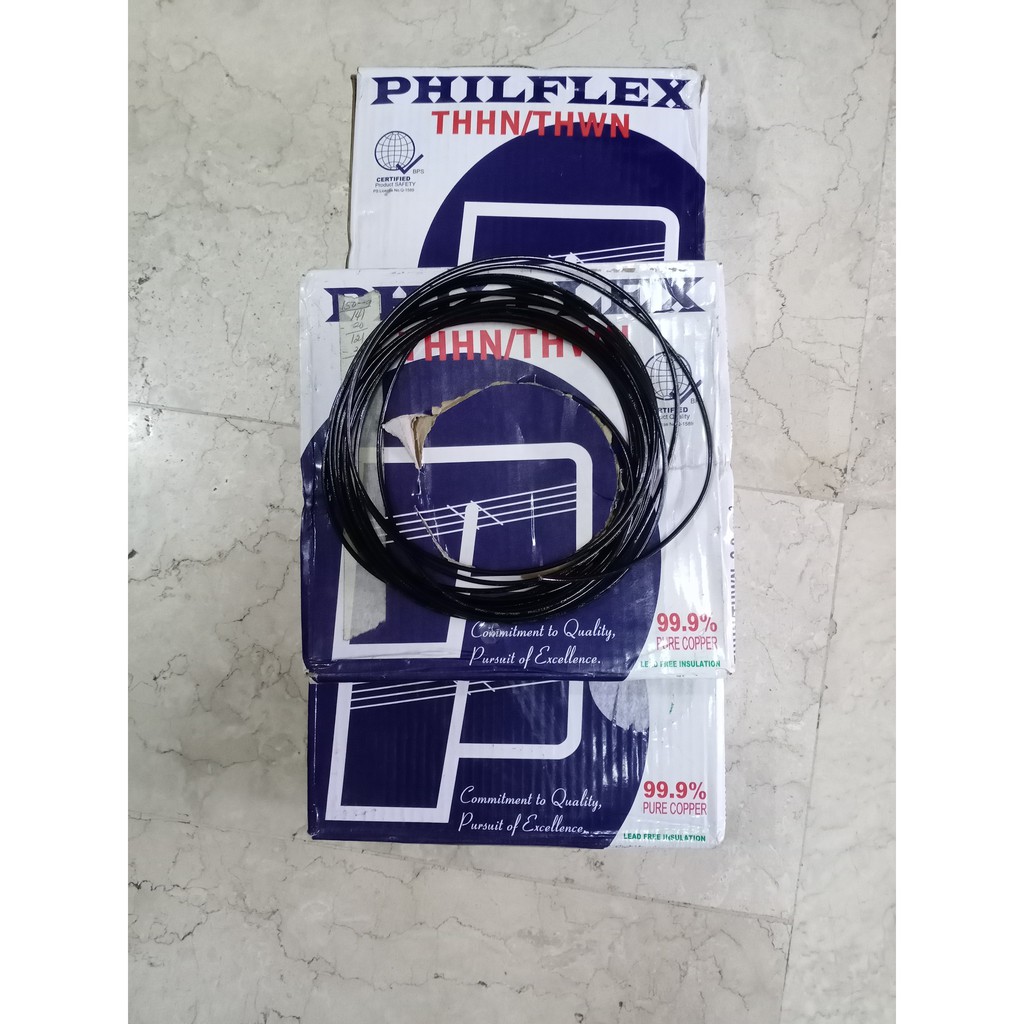 Philflex Thhn Thwn Wire Stranded Per Meters Shopee Philippines