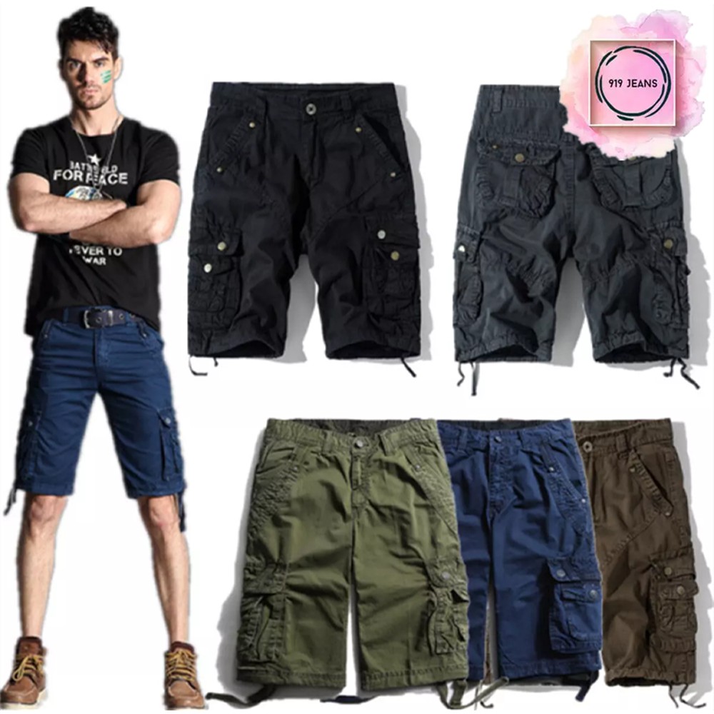 men's 6 pocket cargo shorts