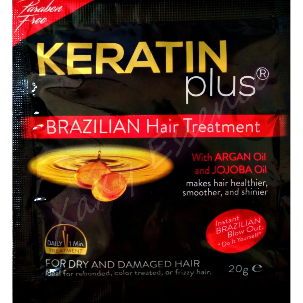 Keratin Plus Brazilian Hair Treatment 20g Sachet Shopee Philippines