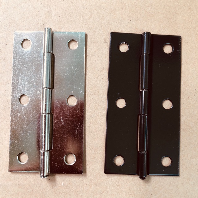 24pcs Ordinary Hinges 1” x 3” Silver/Brown Shopee Philippines