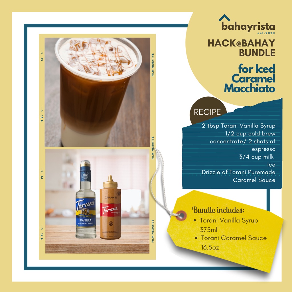 HackBahay Torani Bundle for Caramel Macchiato Shopee Philippines