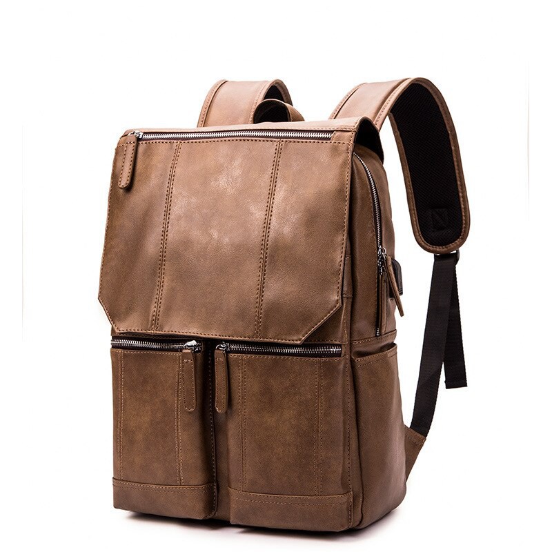 leather backpack for college students