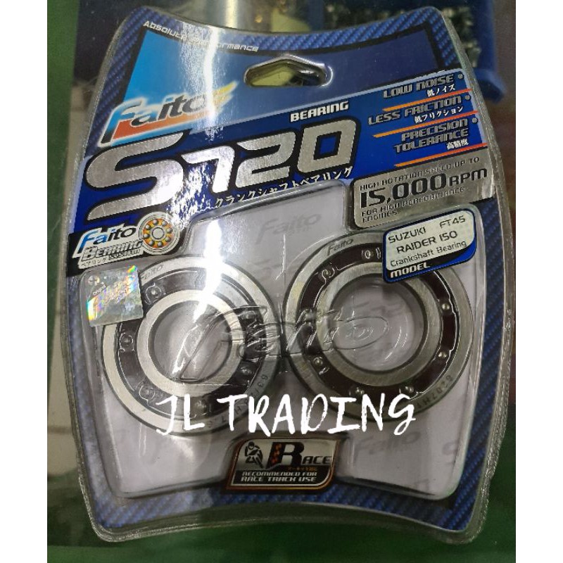 FAITO S720 CRANKSHAFT BEARING FOR RAIDER 150 CARB TYPE/FI Shopee