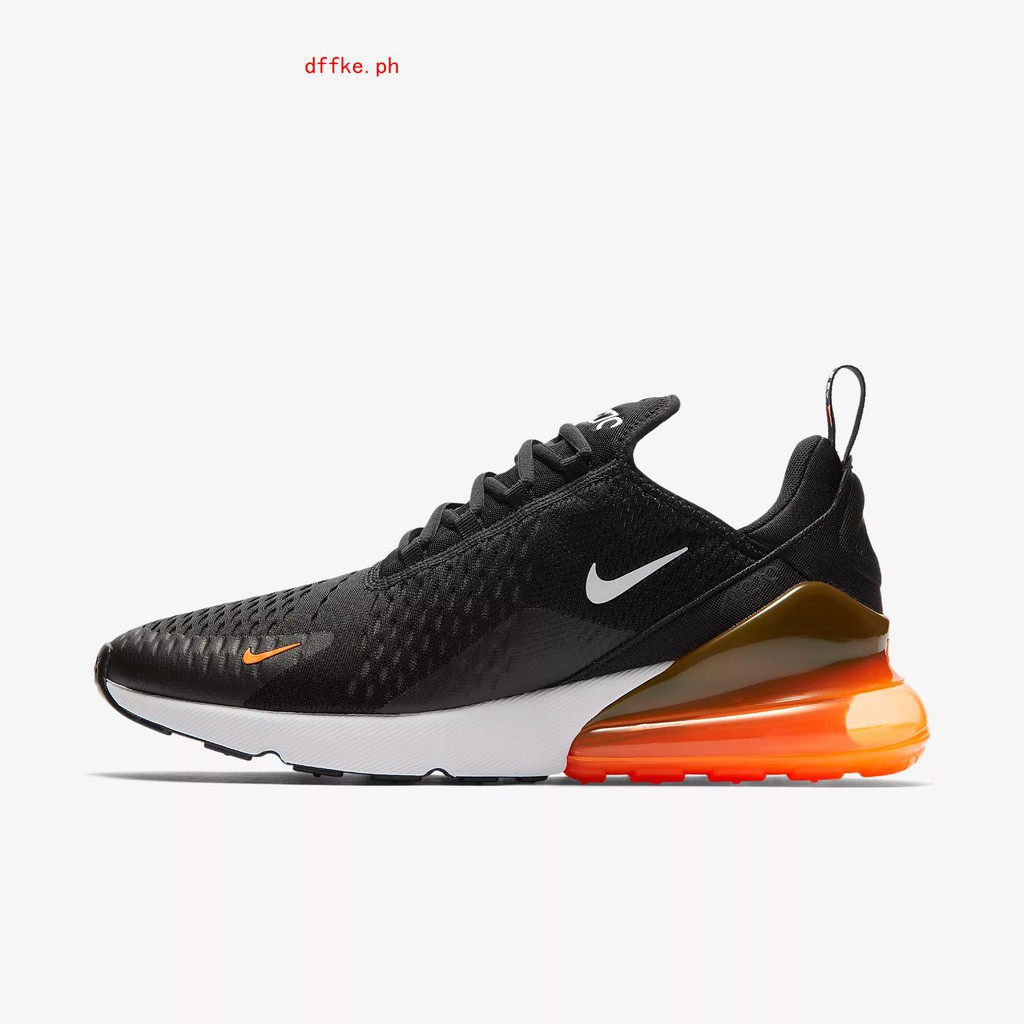 nike air black and orange