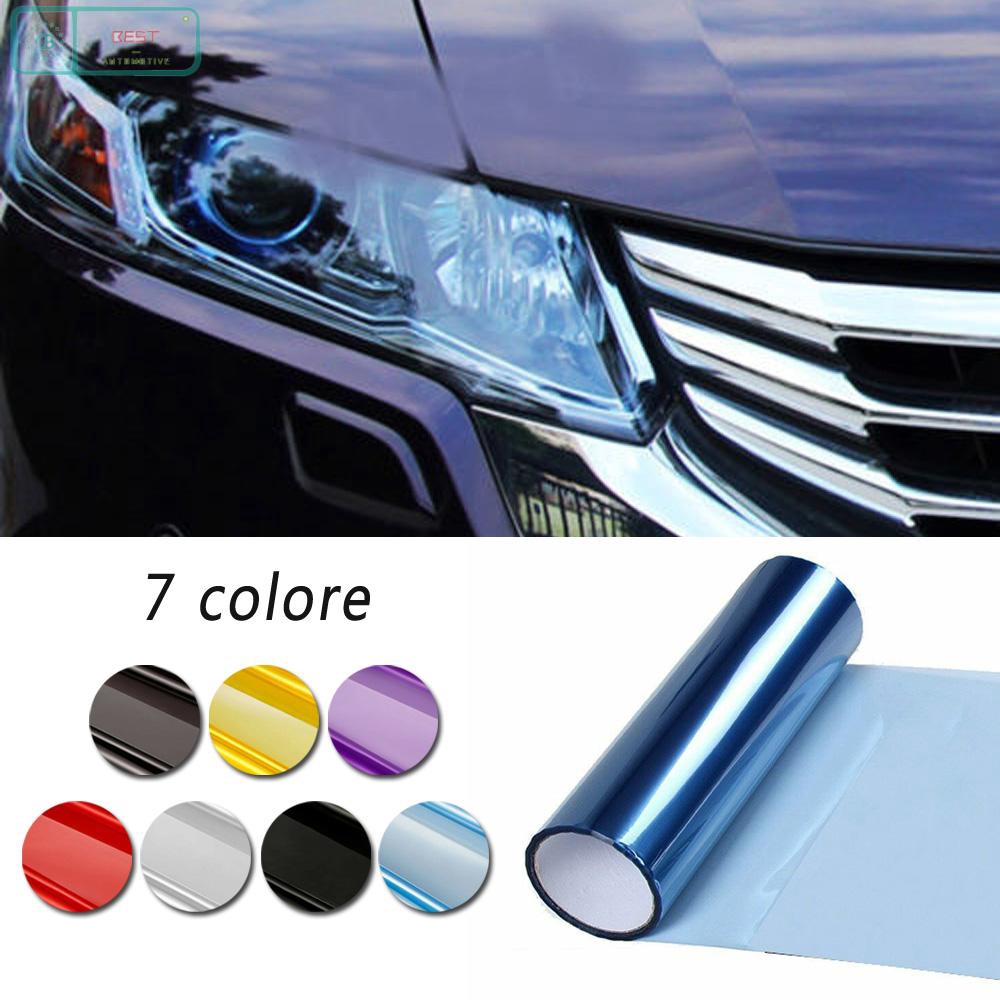 Headlights film Tint Wrap Decals Car Fog Light UV protection ...