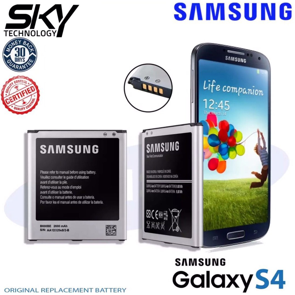 directory Homeless prison Break COD SAMSUNG Galaxy S4 GT-I9500, GT-I9505 Original high quality Li-ion  Battery, Model EB-B600BE SKY | Shopee Philippines