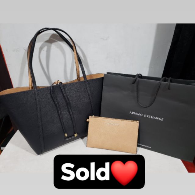 A/X ARMANI EXCHANGE Tote Bag Reversible | Shopee Philippines