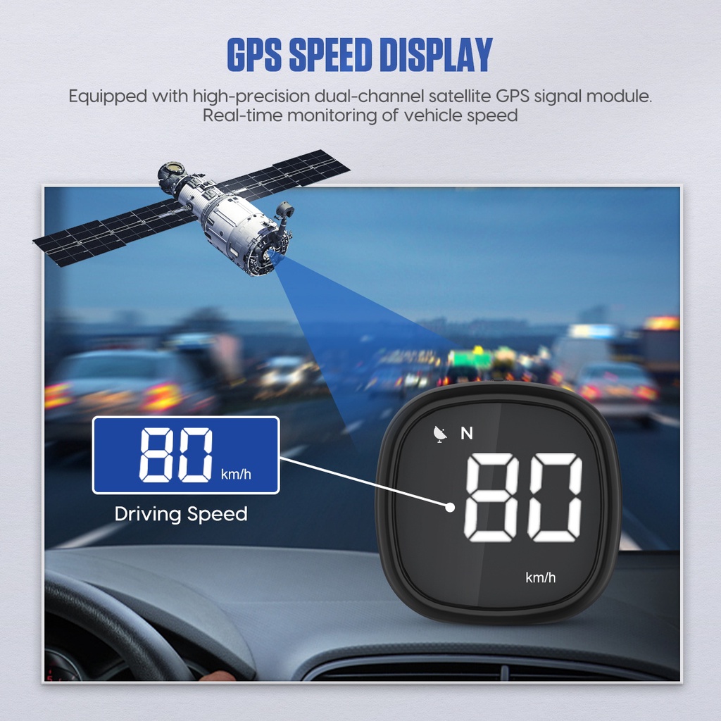 2 Years Warranty MRCARTOOL M30 Car Mini GPS HeadUp Display Digital HUD