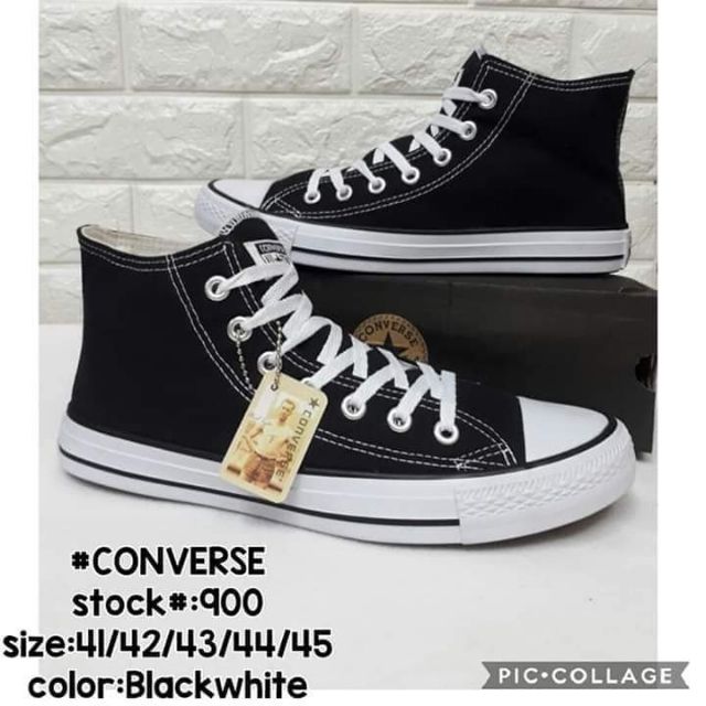 CONVERSE HIGH CUT SNEAKER SHOES. SIZES 41-45. | Shopee Philippines