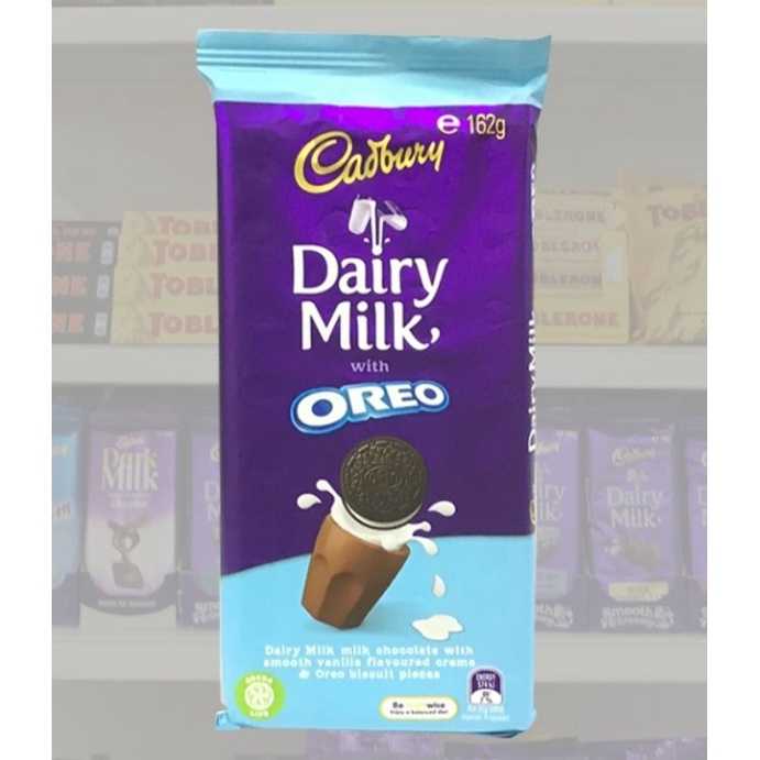 CADBURY DAIRY MILK OREO 162g Shopee Philippines