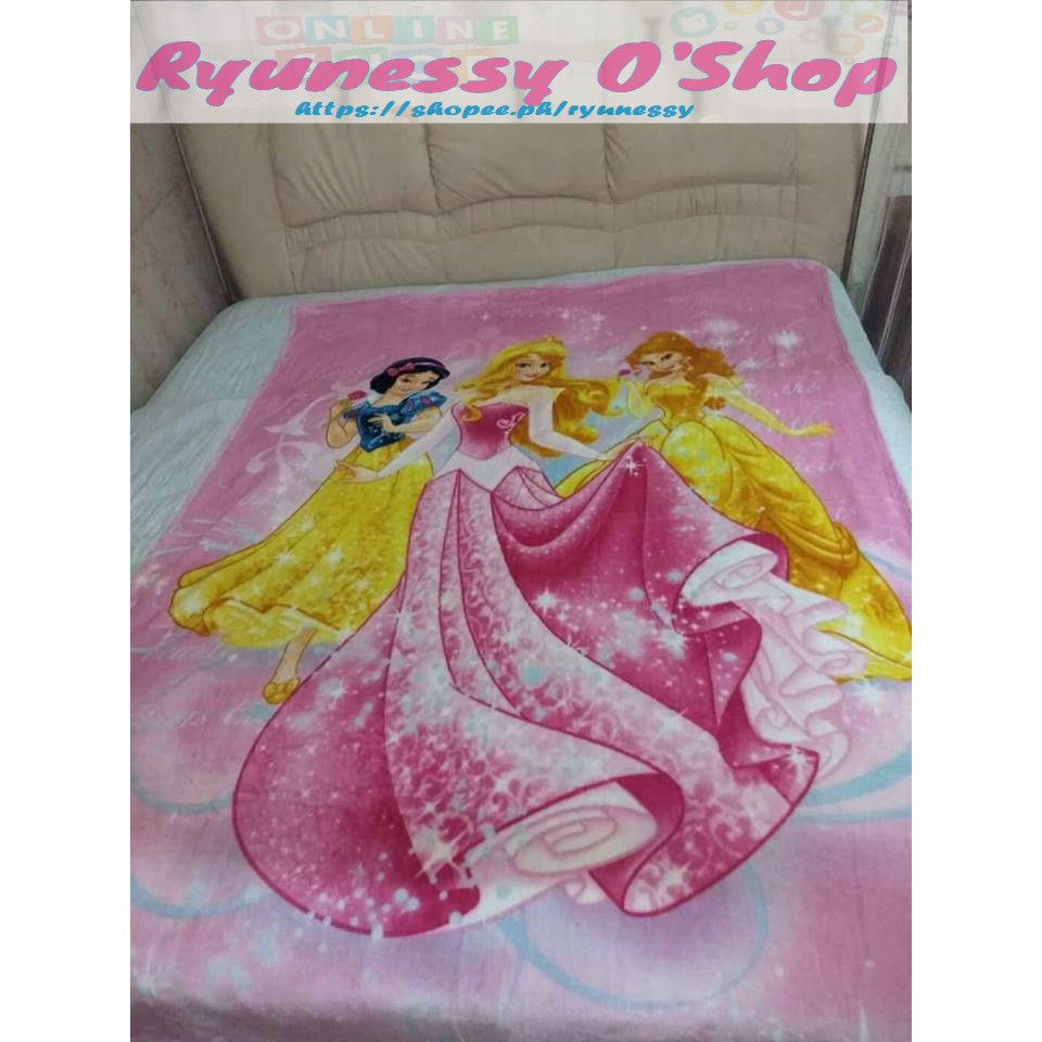MFB 10 Disney Princess Microfiber Blanket Shopee Philippines