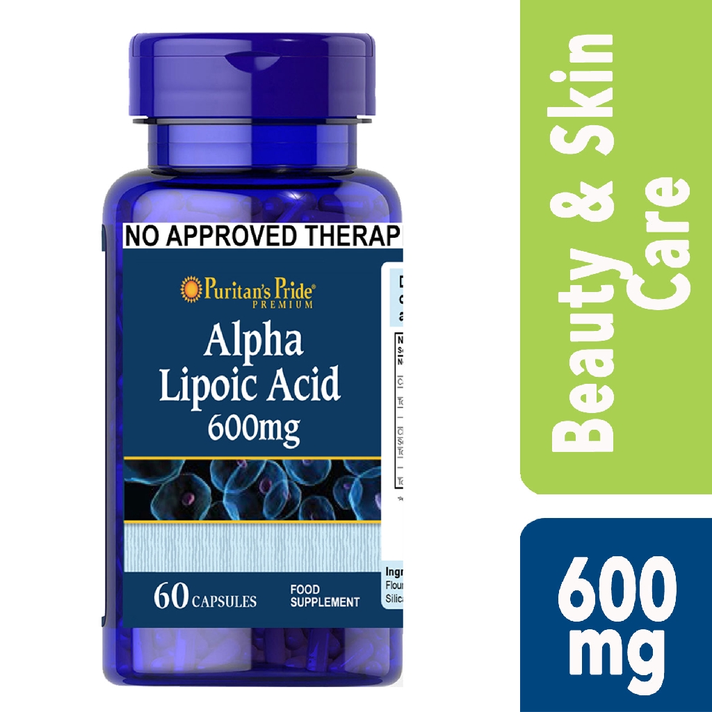 Puritan's Pride Alpha Lipoic Acid ALA 60 Capsules 600 mg | Shopee ...