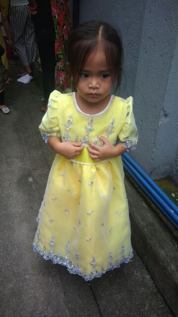 filipiñana attire for kids