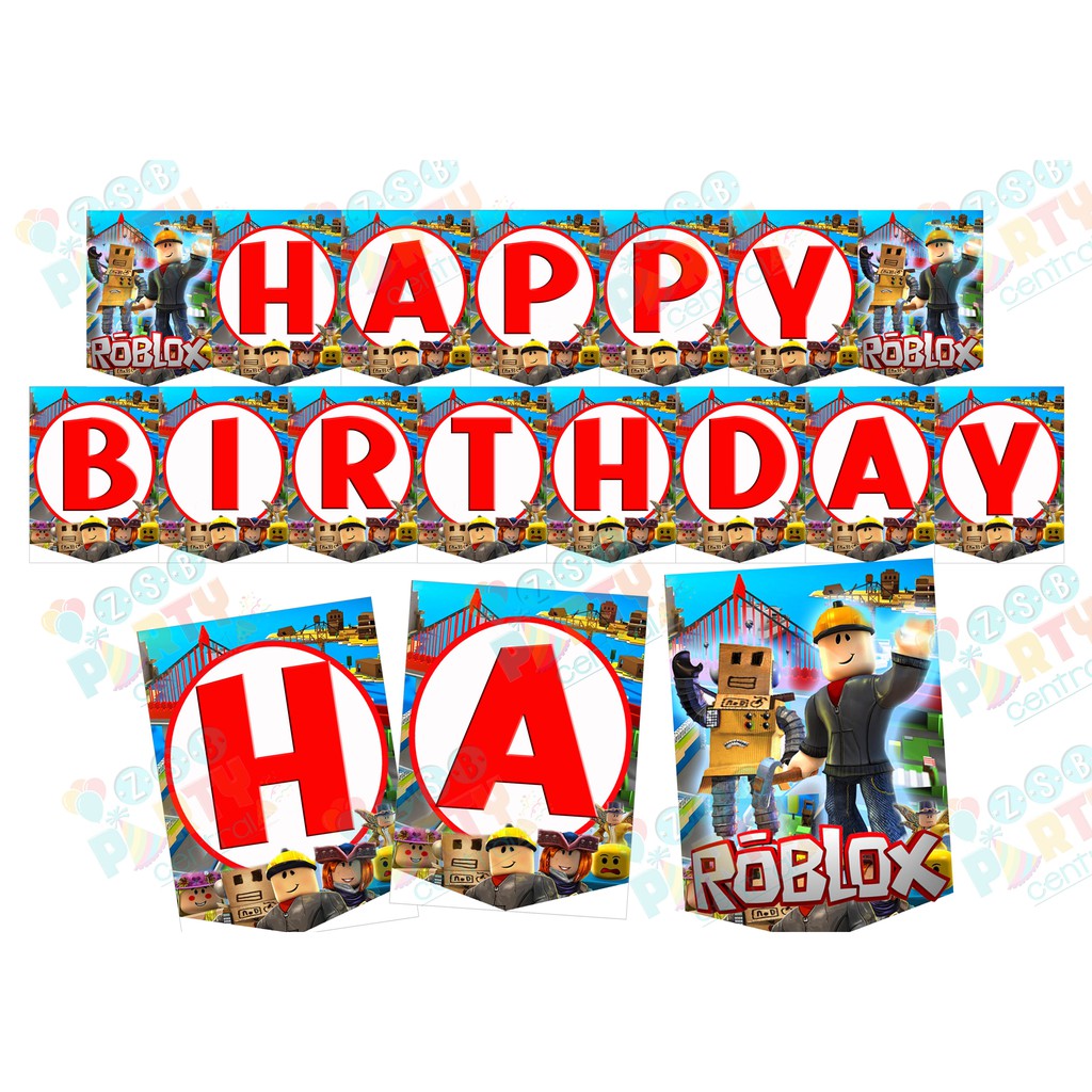 roblox birthday banner shopee philippines