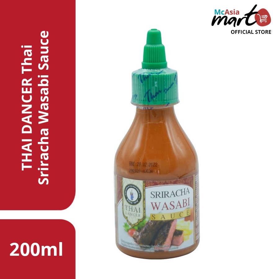 THAI DANCER SRIRACHA WASABI SAUCE 200ML Shopee Philippines