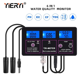 8-in-1 Smart Water Quality Tester With WiFi – Monitor PH, TDS, Temp, Salt & More For Aquariums, Hydroponics (Tuya App)