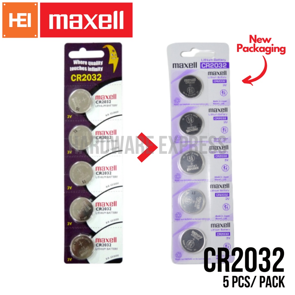 Original Maxell Battery 3V CR2032 Shopee Philippines